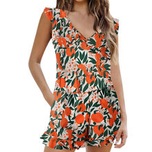 Cargar imagen en el visor de la galería, Mono de baño con sujetador incorporado -Flores - Ozerty