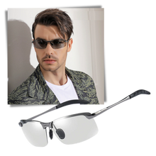 Cargar imagen en el visor de la galería, Gafas de sol uv fotocromáticas para hombre - Ozerty
