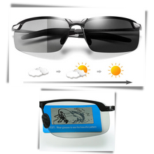 Cargar imagen en el visor de la galería, Gafas de sol uv fotocromáticas para hombre - Ozerty
