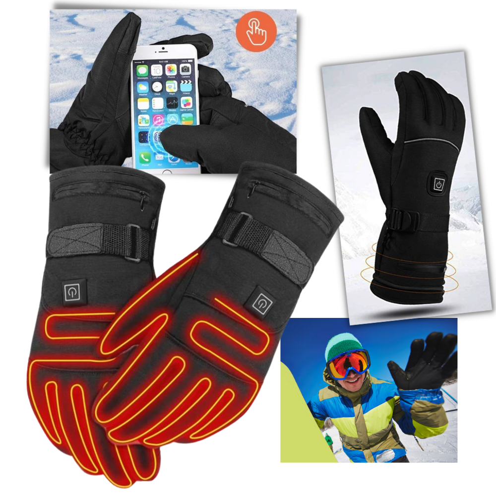 Guantes eléctricos de invierno con calefacción - Ozerty