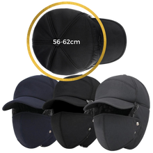 Cargar imagen en el visor de la galería, Gorra de protección facial y auditiva unisex a prueba de viento - Ozerty
