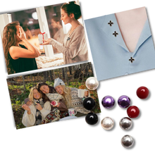 Cargar imagen en el visor de la galería, Elegantes broches de botón sin costura

 - Ozerty
