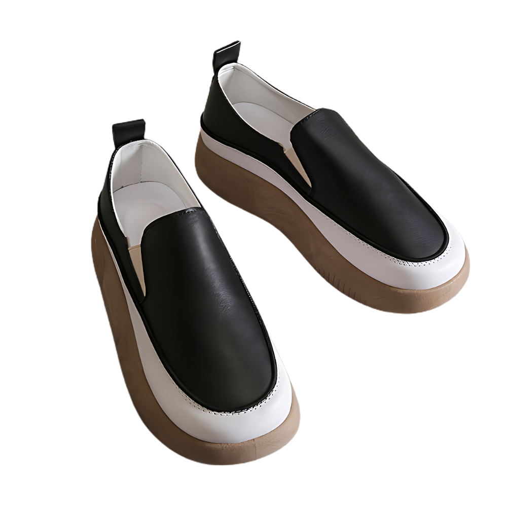 Mocasines ligeros con plataforma blanda

 -Negro/EU35/US5/UK2.5Negro/EU36/US6/UK3Negro/EU37/US6.5/UK4Negro/EU38/US7.5/UK5Negro/EU39/US8.5/UK6Negro/EU40/US9/UK6.5 - Ozerty