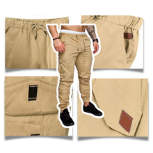 Cargar imagen en el visor de la galería, Pantalones cargo Slim Fit para hombre

 - Ozerty
