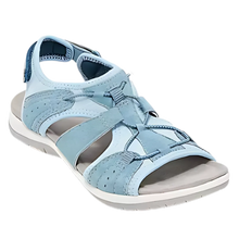 Cargar imagen en el visor de la galería, Sandalias antideslizantes con soporte ortopédico -Azul claro - Ozerty
