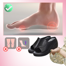 Cargar imagen en el visor de la galería, Sandalias de tacón ortopédicas con amortiguación - Ozerty
