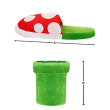 Cargar imagen en el visor de la galería, Zapatillas con forma de planta carnívora de Mario Bros

 - Ozerty
