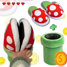 Cargar imagen en el visor de la galería, Zapatillas con forma de planta carnívora de Mario Bros

 - Ozerty
